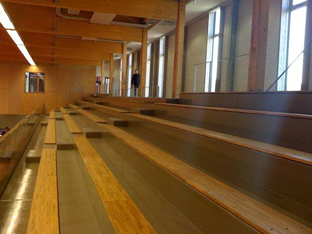 peinture escalier complexe sportif