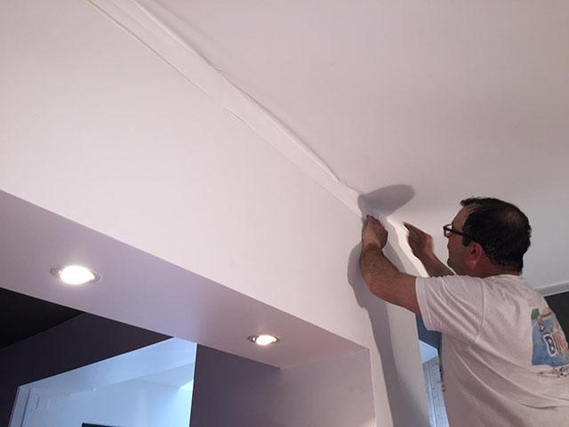 installation plafond tendu