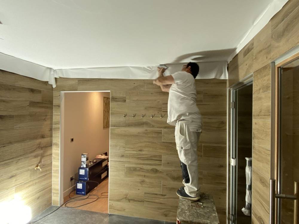 faut plafond douche